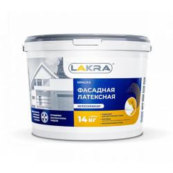 краска фасадная латексная белоснежная 14 кг